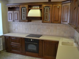 Кухонный гарнитур с фасадами массив березы