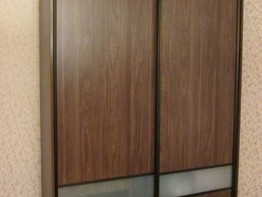 Шкаф-купе со вставками из матового стекла